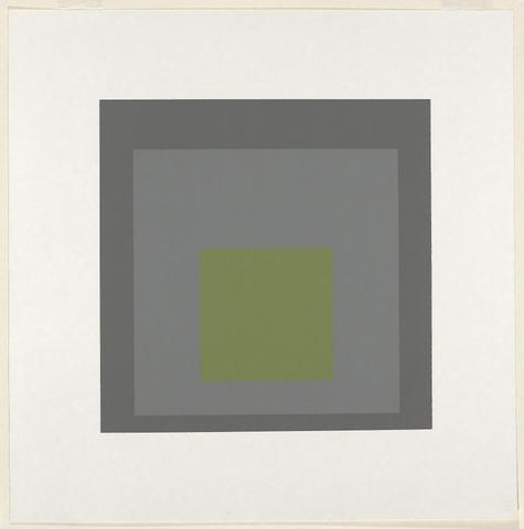 Josef Albers, Homage to the Square: Ten Works by Josef Albers 2/250 2. Thaw, 1962
