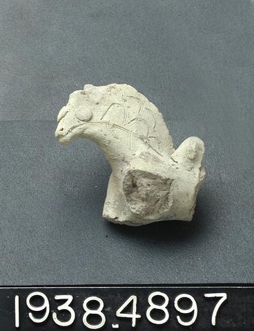 Unknown, Clay figurine of horse's head with engraved mane, ca. 323 B.C.–A.D. 256