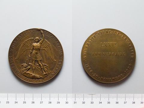 Godefroid Devreese, Medal of Université Libre de Bruxelles 1834-1909, 1909