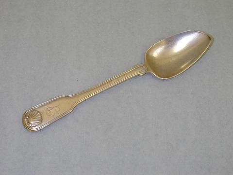 C. U., Dessert spoon, ca. 1840