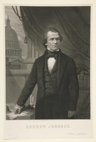 William Sartain, Andrew Johnson, 1865