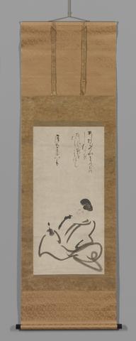 Konoe Nobutada, The Poet Hitomaro, 1607
