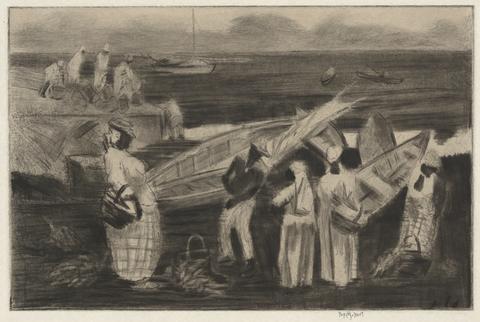 George Overbury Hart, Market Boats, early 20th century