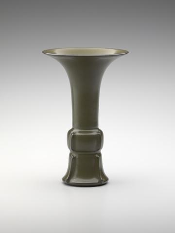 Unknown, Vase in the Shape of a Gu Beaker, 18th century