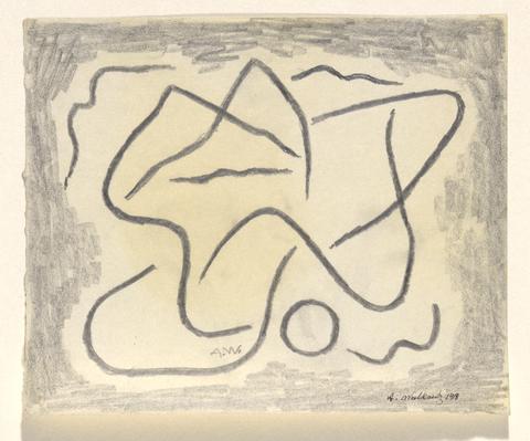 Abraham Walkowitz, Rhythmic Lines: Abstraction, 1917