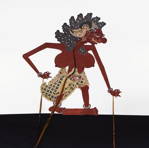 Ki Kertiwanda, Shadow Puppet (Wayang Kulit) of Raseksi Hutan or Wewe Gitra, from the set Kyai Nugroho, 1913