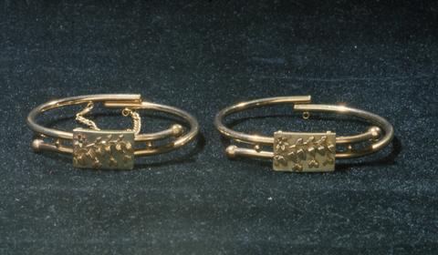 Unknown, Pair of bracelets, ca. 1870–1890
