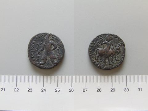 Vima Kadphises II, Coin of Vima Kadphises II from India, 90–100