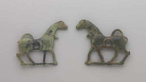 Unknown, Bridle Cheekpieces in Shape of Horses, 8th–7th century