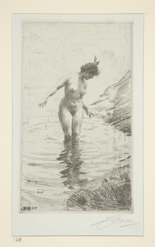 Anders Zorn, Cercles d'eau II, 1907