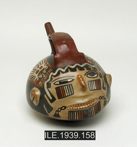 Unknown, Spout and bridge whistle vessel, A.D. 300–450