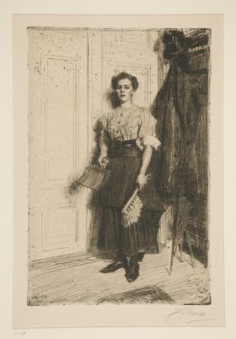 Anders Zorn, The New Maid, 1909