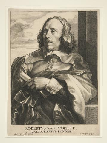 Robert van Voerst, Portrait of Robert van Voerst, ca. 1634