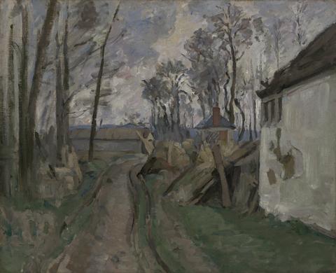 Paul Cézanne, A Village Road near Auvers, 1872–73