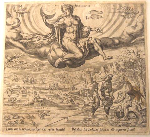 Harmen Jansz. Muller, Phlegmatici (The Phlegmatic Temperament), plate 4 from the series of the Four Temperaments, 1566