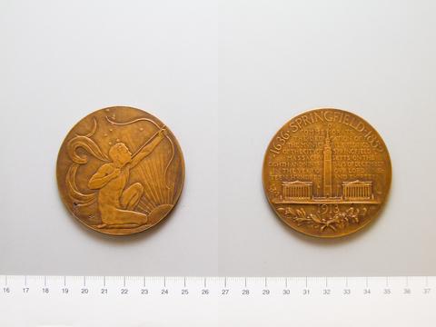 Medallic Art Company, Medal of Dedication of Municipal Buildings, Springfield, MA 1913, 1913