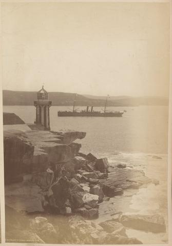 Henry King, Entrance to Sydney Harbour, from the album [Sydney, Australia], ca. 1880s