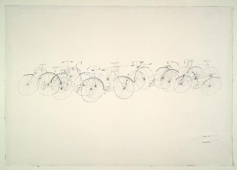Paul Flora, Fahrrader (bicycles), 1954