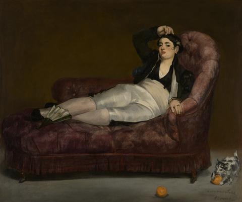 Édouard Manet, Reclining Young Woman in Spanish Costume, 1862–63