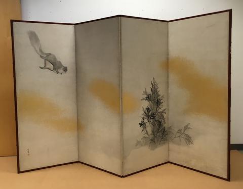 Matsumura Goshun, Flying Squirrel and Japanese Cedar (Musasabi), late 18th–early 19th century
