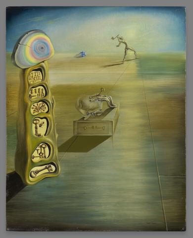Salvador Dalí, La libre inclinación del deseo (The Free Inclination of Desire), 1930