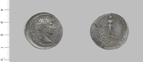 Hadrian, Emperor of Rome, Cistophorus of Hadrian, Emperor of Rome from Maeonia, 129 