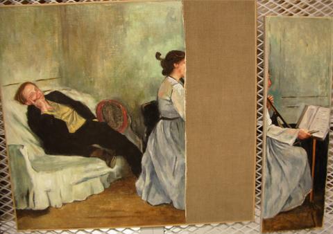 Kathleen Gilje, Robert Storr and his Wife Rosamund Morley Playing the Viola de Gamba in Degas's Portrait of Manet and his Wife, 2006