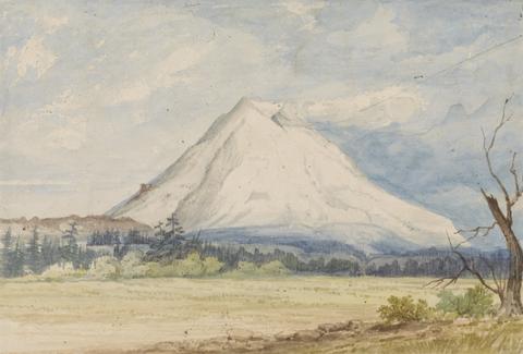 John Mix Stanley, Mount Rainier Viewed from Near Steilacoom, ca. 1854