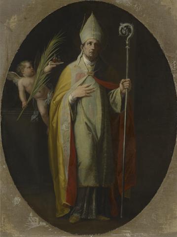 Unknown , Austrian School, eighteenth  century, Saint Gennaro, Bishop of Naples, 18th century (?)