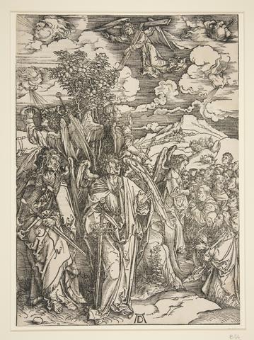 Albrecht Dürer, The Four Angels Holding the Winds, from the series The Apocalypse, ca. 1495–98, published 1511