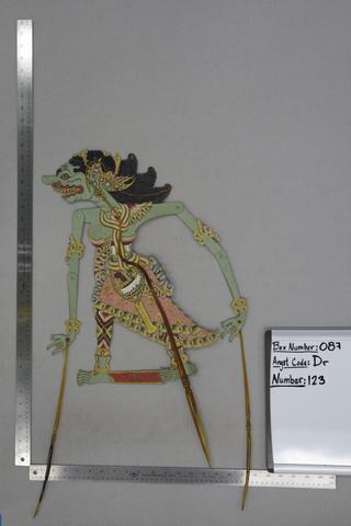 Unknown, Shadow Puppet (Wayang Kulit) of Kenyawandu, from the set Kyai Drajat, early 20th century