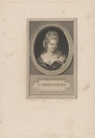 Augustin de Saint-Aubin, Antoinette du Ligier de La Garde Deshoulières, 1803