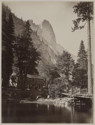 Carleton E. Watkins, The Sentinel Rock, 3270 ft., 1866