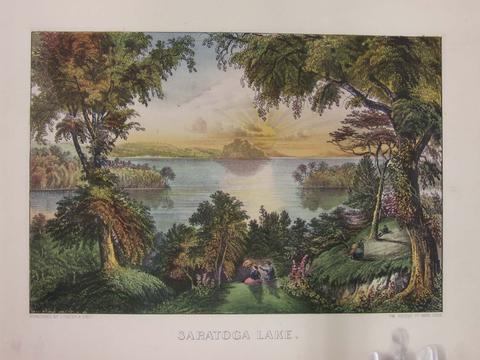 Currier & Ives, Saratoga Lake., 1857–1907