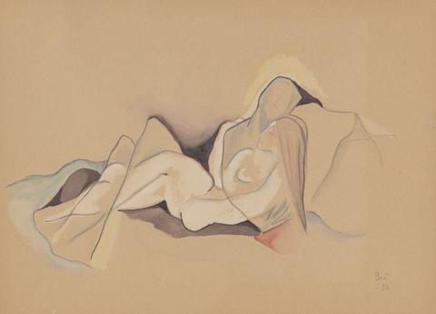 Beatrice Wood, Reclining Lovers, 1933