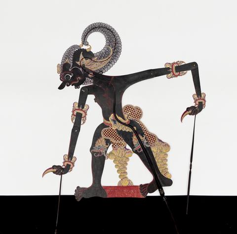 Ki Kertiwanda, Shadow Puppet (Wayang Kulit) of Bima Hitam, from the set Kyai Nugroho, 1913