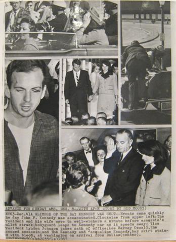 Various Newspaper Sources - AP Wirephoto, JFK Assassination, 1963–64