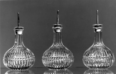 Sterling E. Dorflinger, Cologne Bottles with Stoppers, 1870–1900