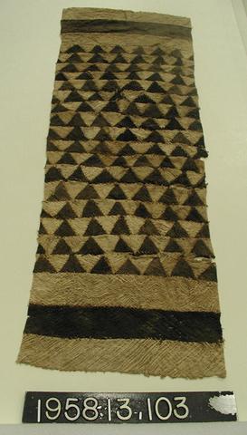 Bark cloth, 20th century, before 1958