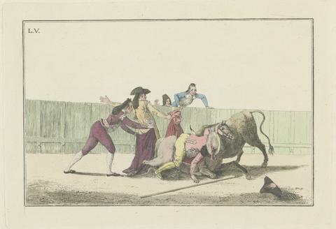 Antonio Carnicero, Plate V, from the series Colección de las principales suertes de una corrida de toros (Collection of the Main Actions in a Bullfight), 1790