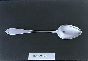Elias Pelletreau, Dessert spoon, ca. 1790