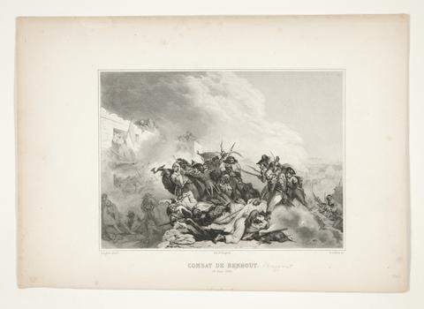 Achille Désiré Lefèvre, Combat de Benhout, n.d.