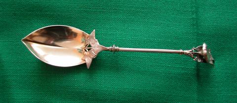Gorham Manufacturing Company, Serving Spoon, "Morning Glory" Pattern, ca. 1890