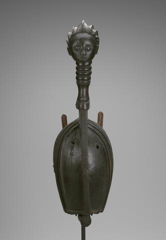 Harp Resonator with a Finial in the Shape of a Female Head, late 19th century