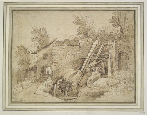 Paul Bril, Mill, 17th century