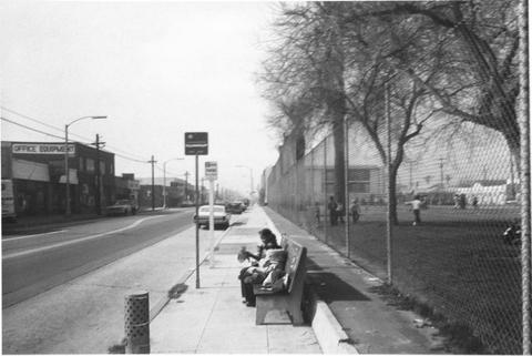 Anthony Hernandez, 4th Street & Junipero, Looking West, Long Beach, from the series Public Transit Areas (#4), 1980
