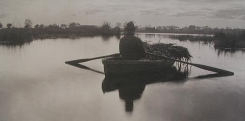 Peter Henry Emerson, Rowing Home the Schoof-Stuff, from Life and Landscape on the Norfolk Broa, 1886