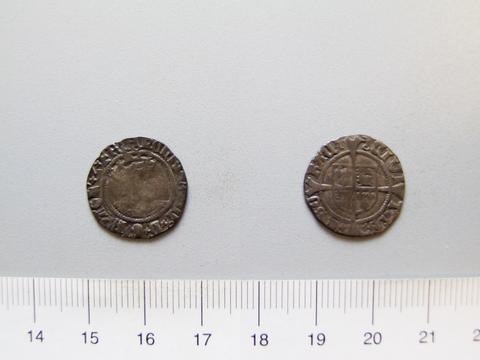 Henry VIII, King of England, 1/2 Groat of Henry VIII, King of England from York, 1530–31