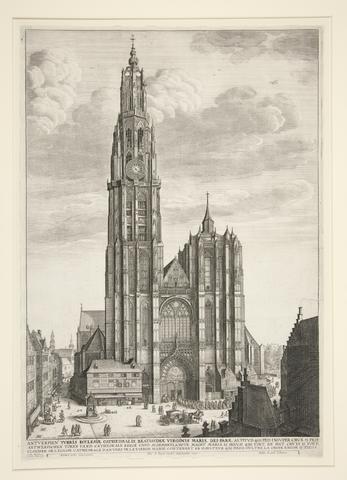 Wenceslaus Hollar, Antwerp Cathedral, 1649