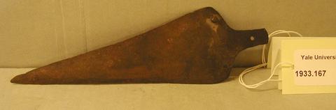 Triangular spear blade, 2200–2000 B.C.
